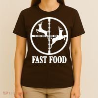 Fast Food Funny Deer Hunting Season T-Shirt thumb 4