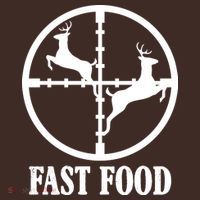 Fast Food Funny Deer Hunting Season T-Shirt thumb 7