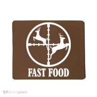 Fast Food Funny Deer Hunting Season Mousepad thumb 0