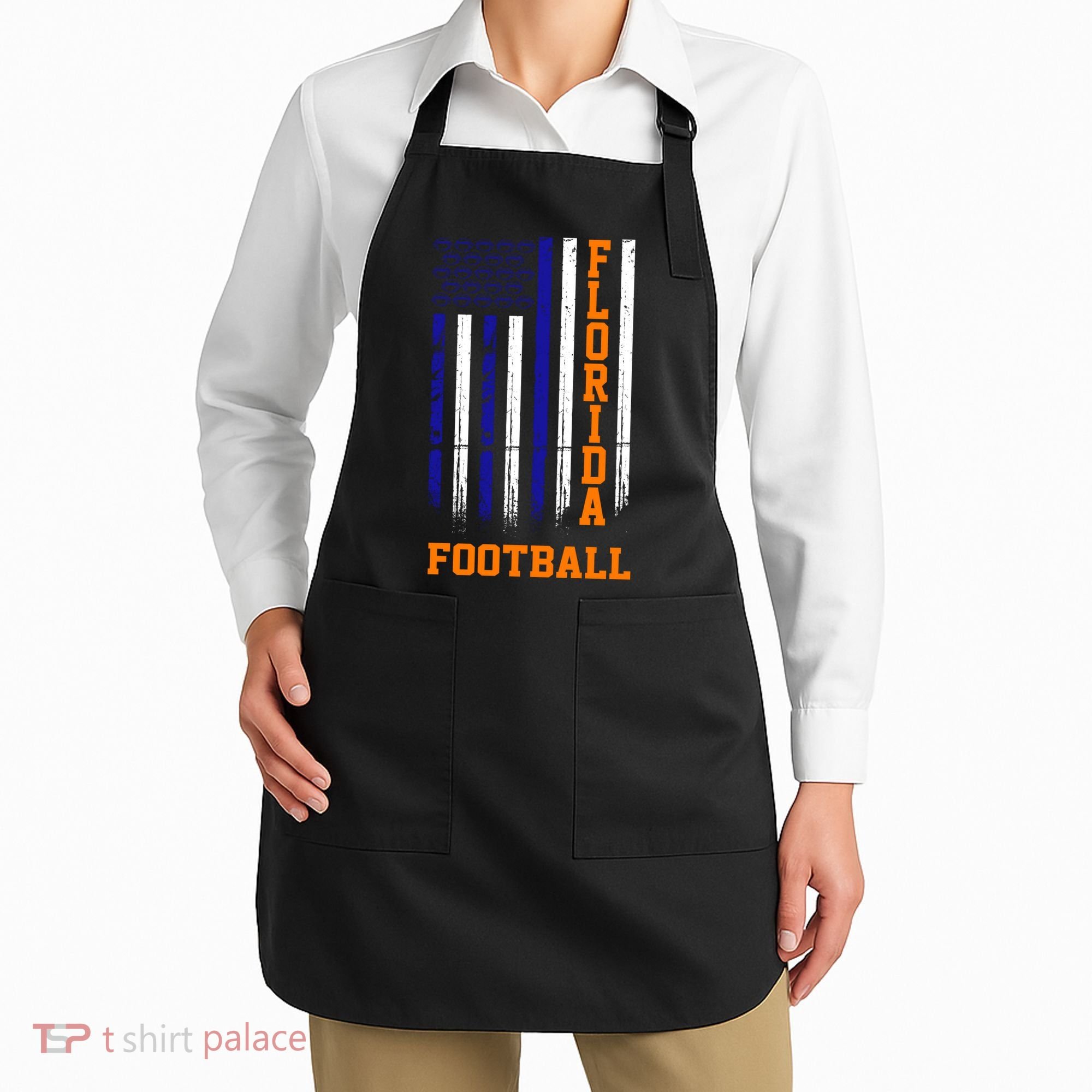 Florida Football Fan American Flag Apron