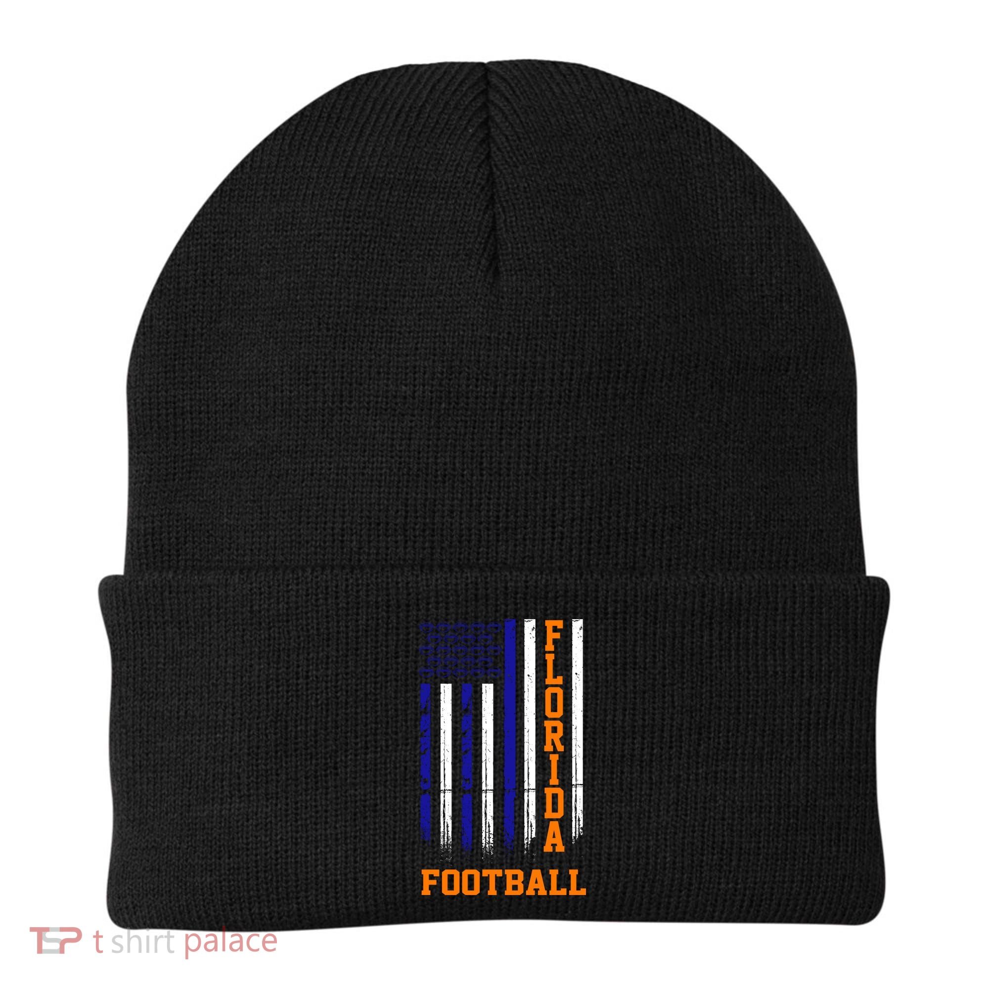 Florida Football Fan American Flag Beanie