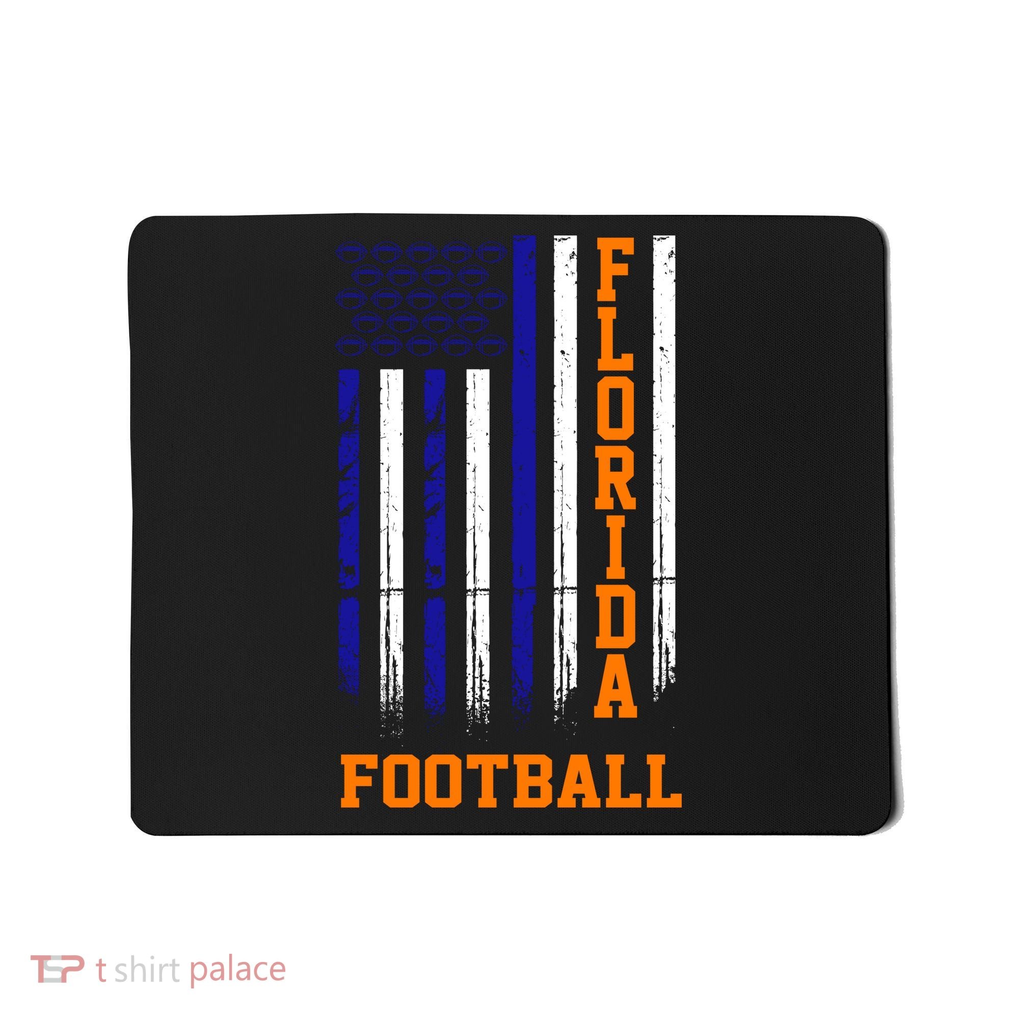 Florida Football Fan American Flag Mousepad