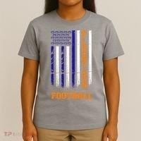 Florida Football Fan American Flag T-Shirt thumb 4