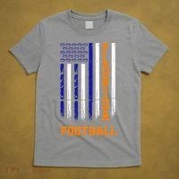 Florida Football Fan American Flag T-Shirt thumb 5