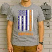 Florida Football Fan American Flag T-Shirt thumb 6