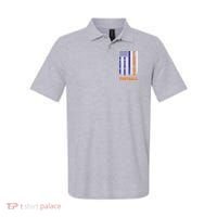 Florida Football Fan American Flag Polo thumb 0
