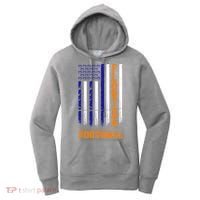Florida Football Fan American Flag Women's Hoodie thumb 0