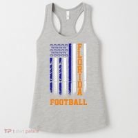 Florida Football Fan American Flag Women's Tank Top thumb 0