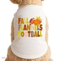 Fall Flannels Football Sport Lover Doggie Tank thumb 0