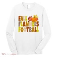 Fall Flannels Football Sport Lover Long Sleeve Shirt thumb 0