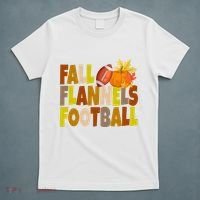 Fall Flannels Football Sport Lover T-Shirt thumb 5
