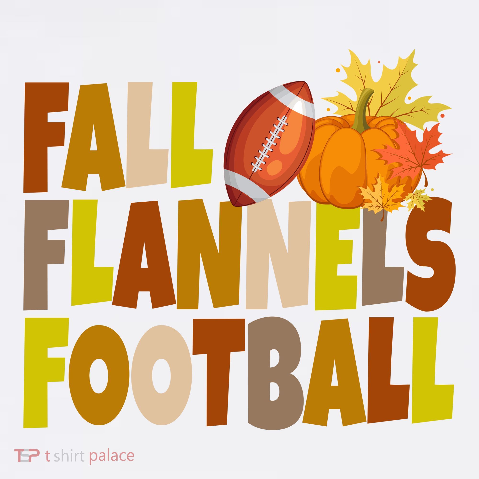 Fall Flannels Football Sport Lover T-Shirt