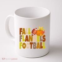 Fall Flannels Football Sport Lover Coffee Mug thumb 0