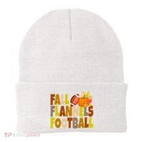 Fall Flannels Football Sport Lover Beanie thumb 0