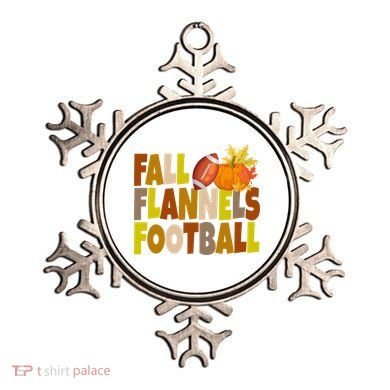 Fall Flannels Football Sport Lover Ornament