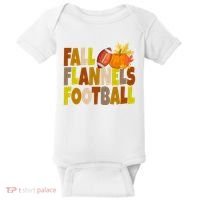 Fall Flannels Football Sport Lover Baby Bodysuit thumb 0
