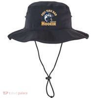 Funny Fishing Full Time Dad Part Time Hooker Bucket Hat thumb 0