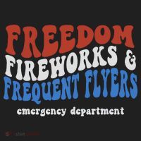 Freedom Fireworks & Frequent Flyers Emergency Department Women's Sweatshirt thumb 2