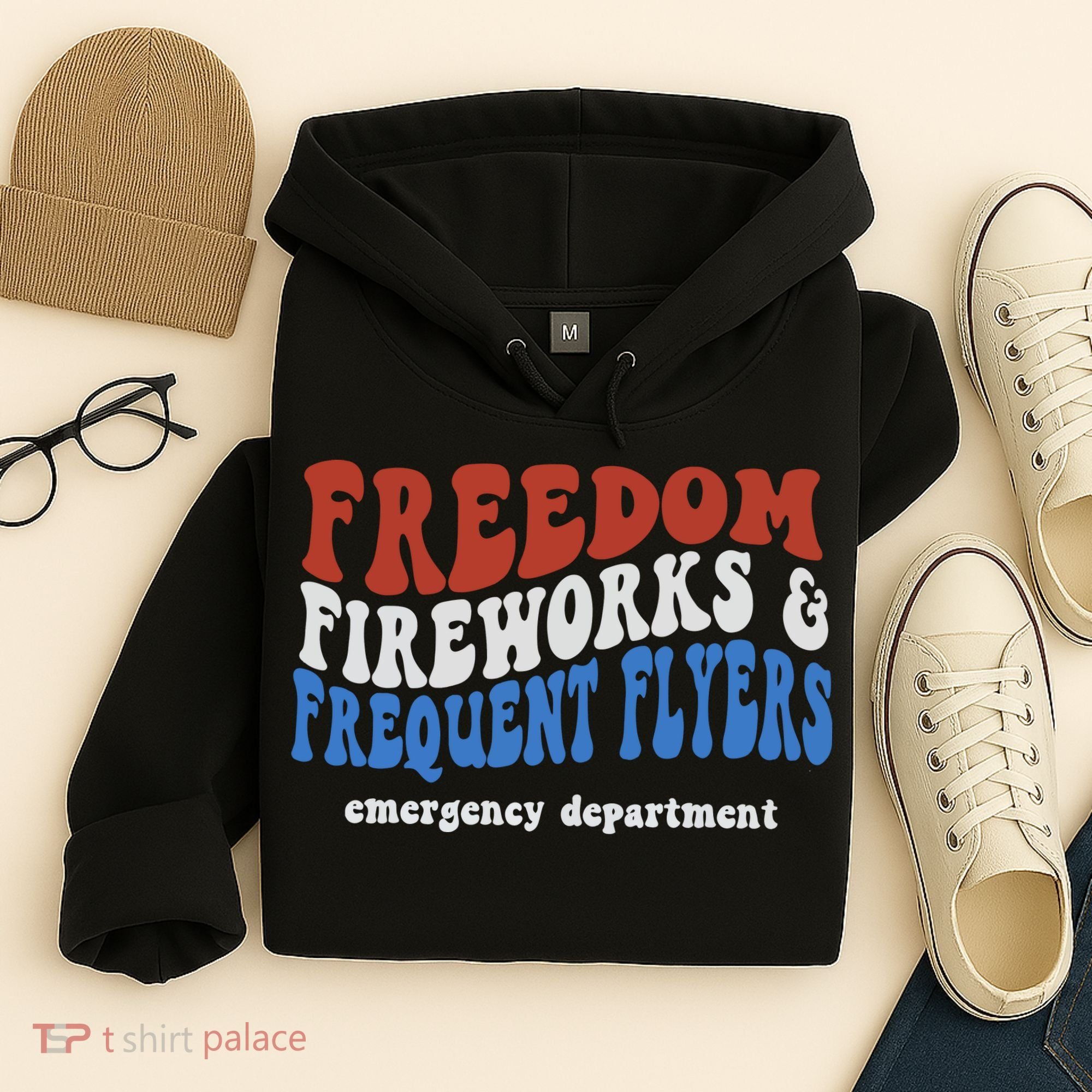 Freedom Fireworks & Frequent Flyers Emergency Department Hoodie