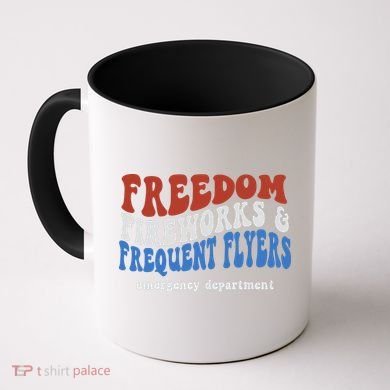 Freedom Fireworks & Frequent Flyers Emergency Department Coffee Mug