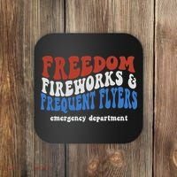 Freedom Fireworks & Frequent Flyers Emergency Department Coaster thumb 0