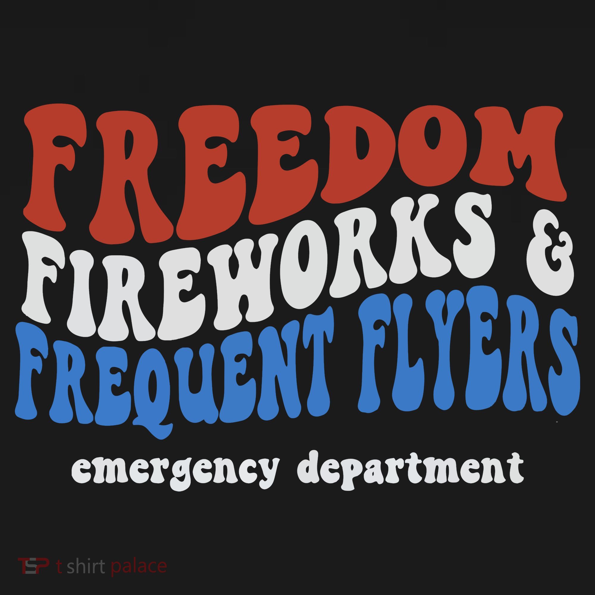 Freedom Fireworks & Frequent Flyers Emergency Department Women's Tank Top