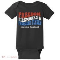 Freedom Fireworks & Frequent Flyers Emergency Department Baby Bodysuit thumb 0