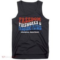 Freedom Fireworks & Frequent Flyers Emergency Department Tank Top thumb 0
