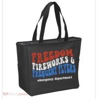 Freedom Fireworks & Frequent Flyers Emergency Department Tote Bag thumb 2