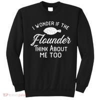 Funny Flounder Fishing Gigging Sweatshirt thumb 0