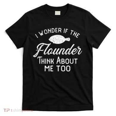 Funny Flounder Fishing Gigging T-Shirt
