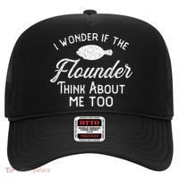 Funny Flounder Fishing Gigging Hat thumb 0