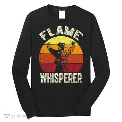 Funny Firefighting Fireman & Volunr Firefighter Long Sleeve Shirt