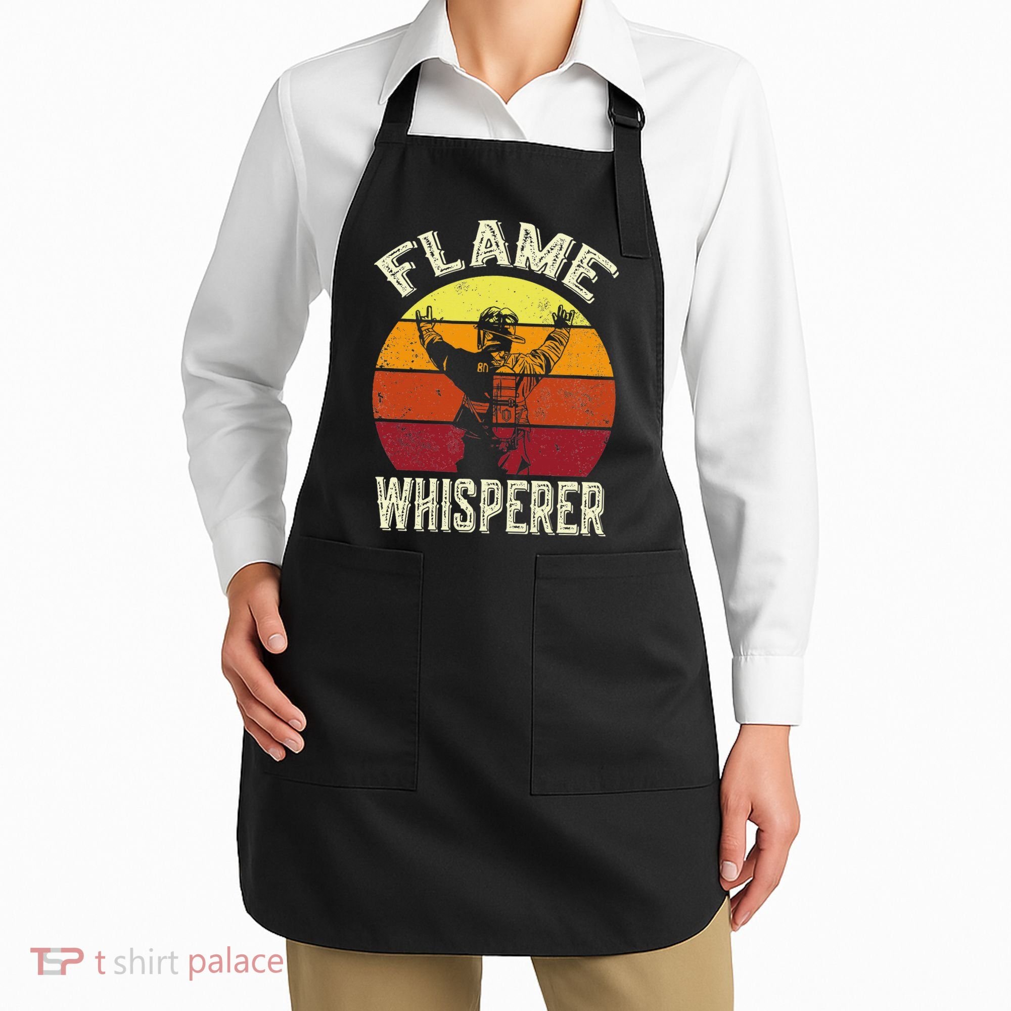 Funny Firefighting Fireman & Volunr Firefighter Apron