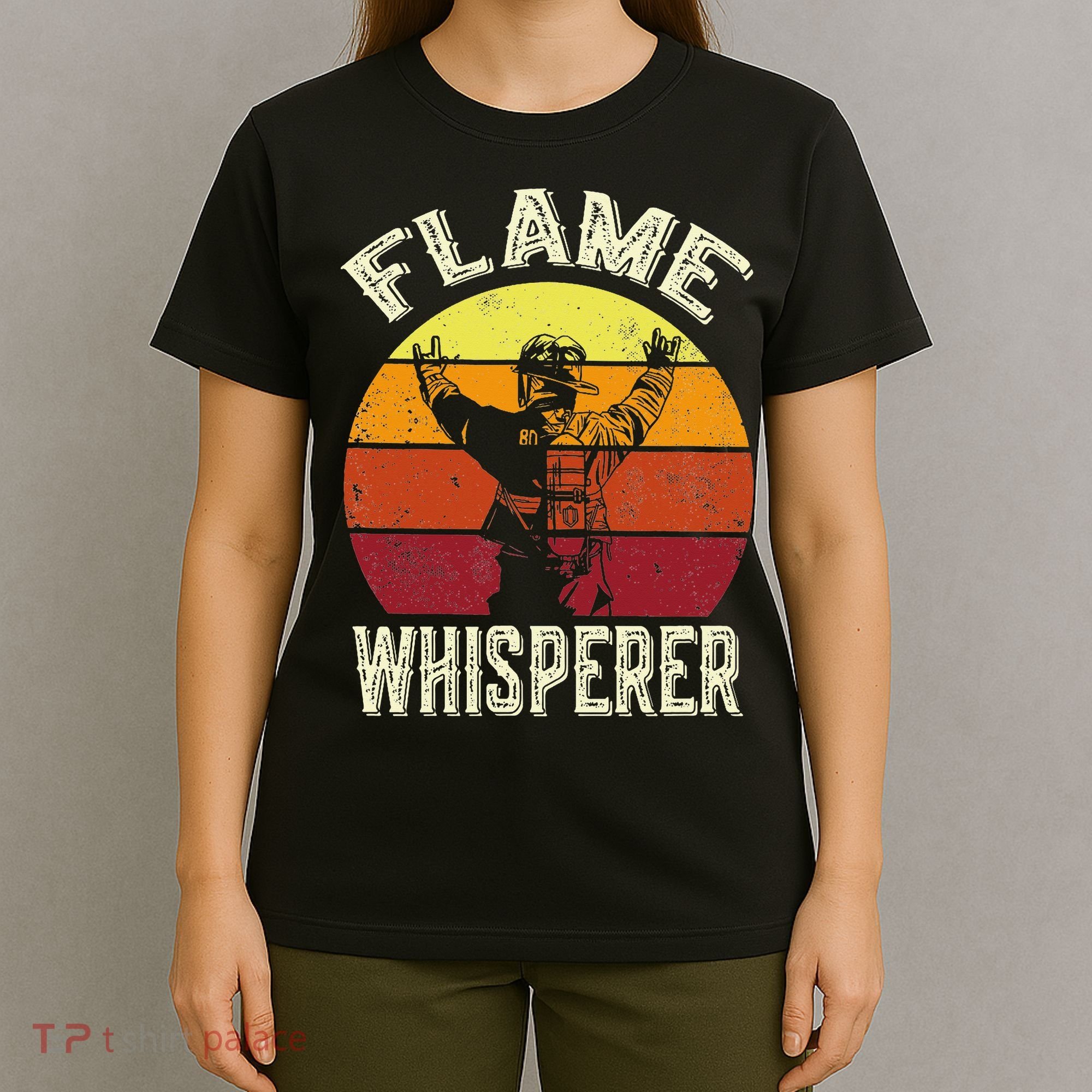 Funny Firefighting Fireman & Volunr Firefighter T-Shirt