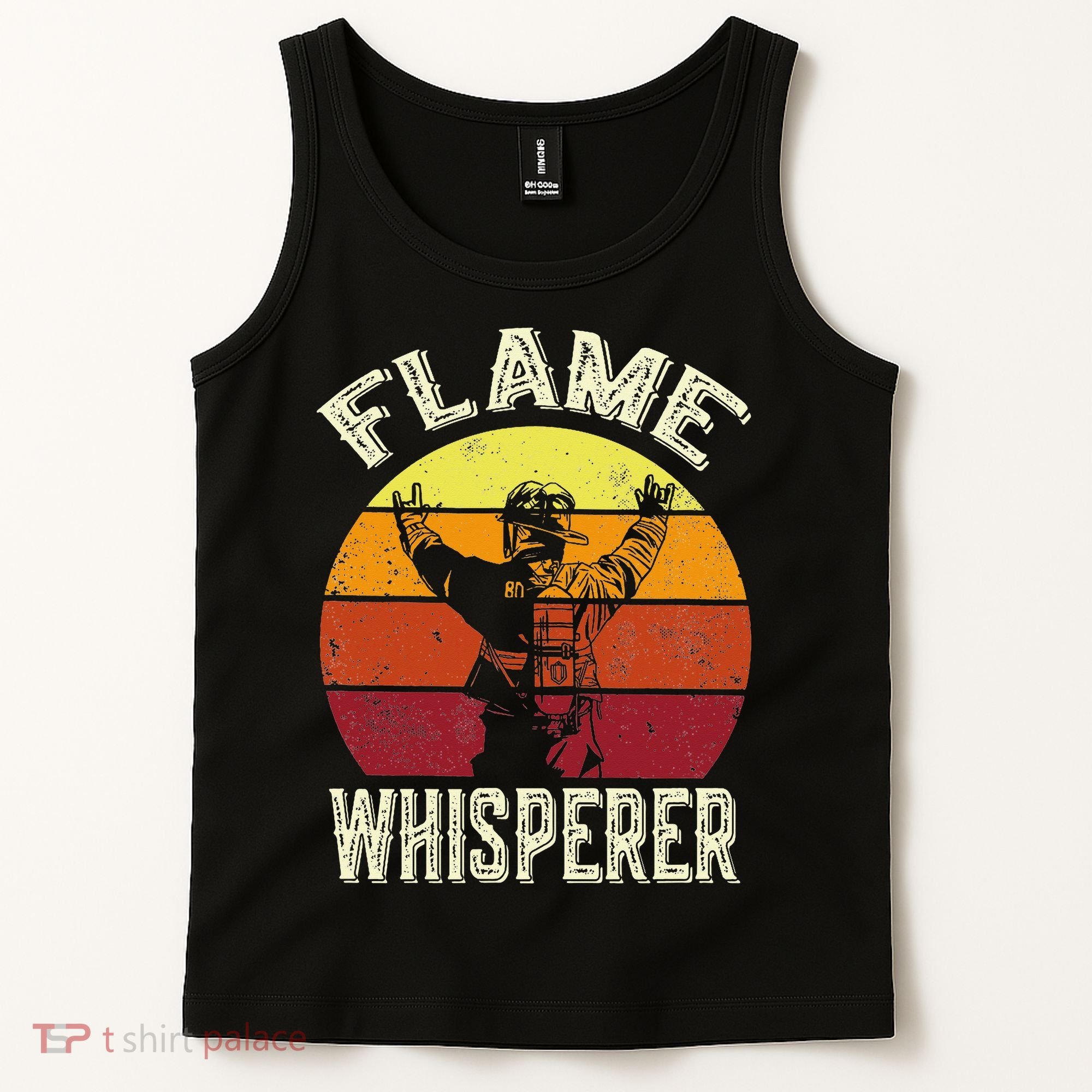 Funny Firefighting Fireman & Volunr Firefighter Tank Top