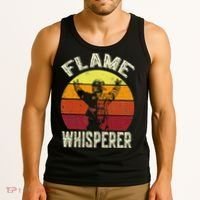 Funny Firefighting Fireman & Volunr Firefighter Tank Top thumb 3