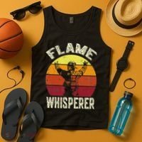 Funny Firefighting Fireman & Volunr Firefighter Tank Top thumb 4