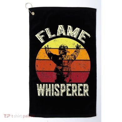 Funny Firefighting Fireman & Volunr Firefighter Golf Towel