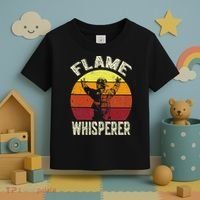 Funny Firefighting Fireman & Volunr Firefighter Toddler T-Shirt thumb 3