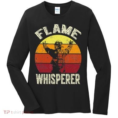 Funny Firefighting Fireman & Volunr Firefighter Women's Long Sleeve Shirt