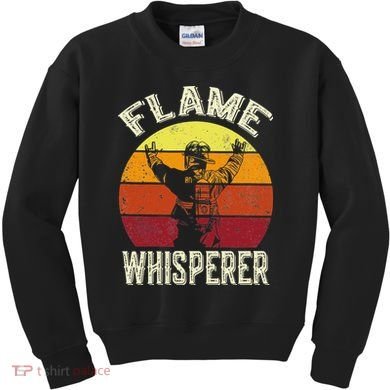 Funny Firefighting Fireman & Volunr Firefighter Kids Sweatshirt