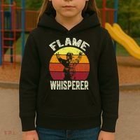 Funny Firefighting Fireman & Volunr Firefighter Kids Hoodie thumb 3