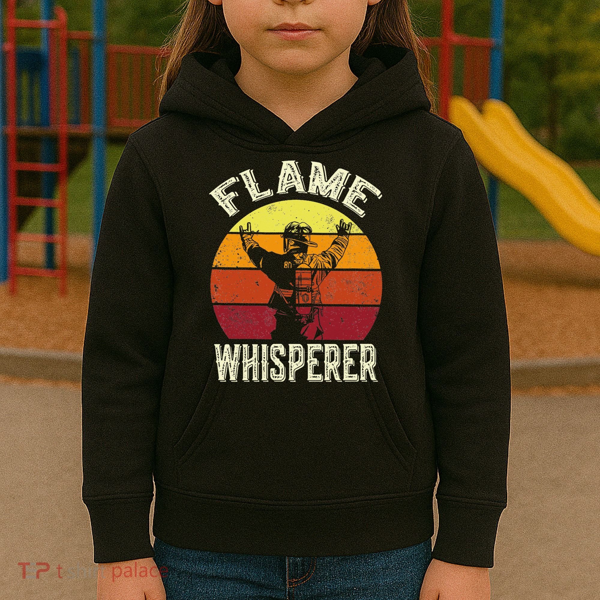 Funny Firefighting Fireman & Volunr Firefighter Kids Hoodie