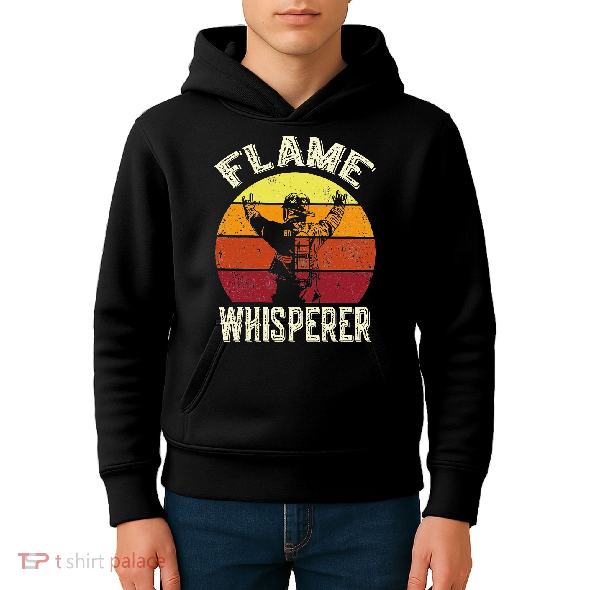Funny Firefighting Fireman & Volunr Firefighter Kids Hoodie