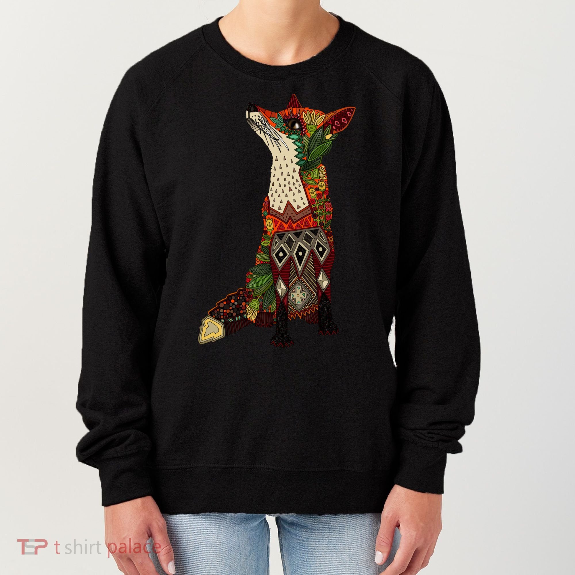 Floral Fox Women's Sweatshirt