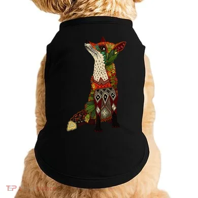 Floral Fox Doggie Tank