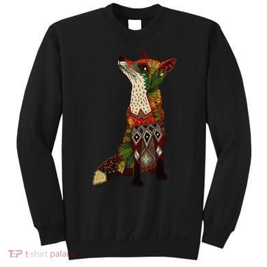 Floral Fox Sweatshirt