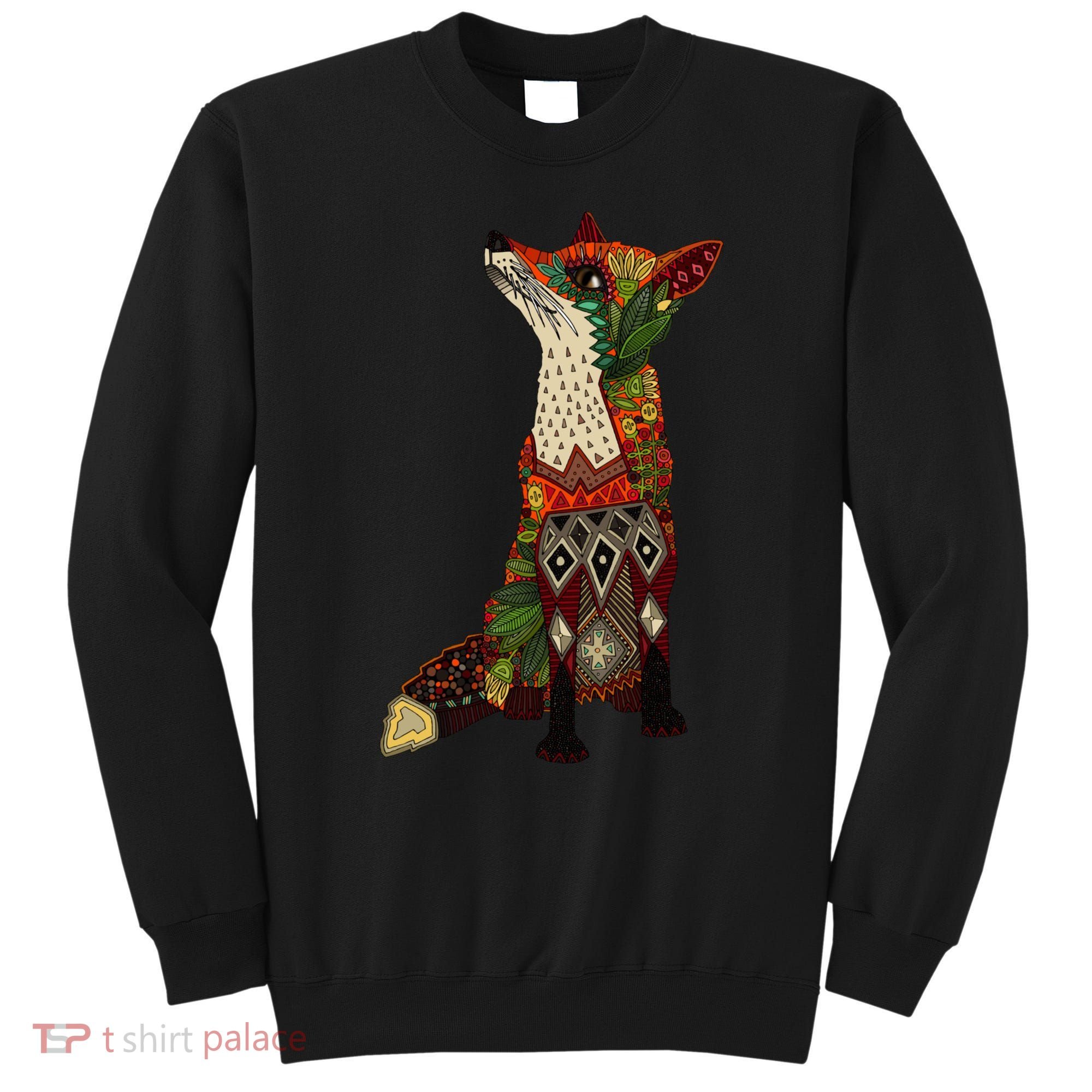 Floral Fox Sweatshirt