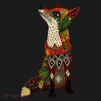 Floral Fox T-Shirt thumb 7